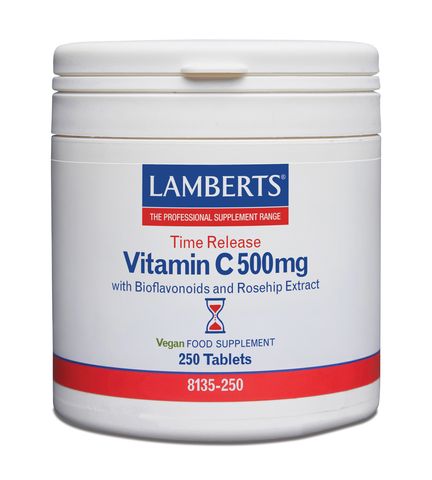 Lamberts Vitamin C Time Release 500mg - 250 Tabs