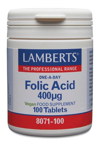 Lamberts Folic Acid 400ug