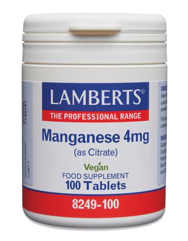 Lamberts Manganese 4mg