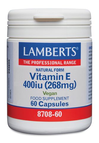 Lamberts Natural Vitamin E 400 iu - 60 Caps