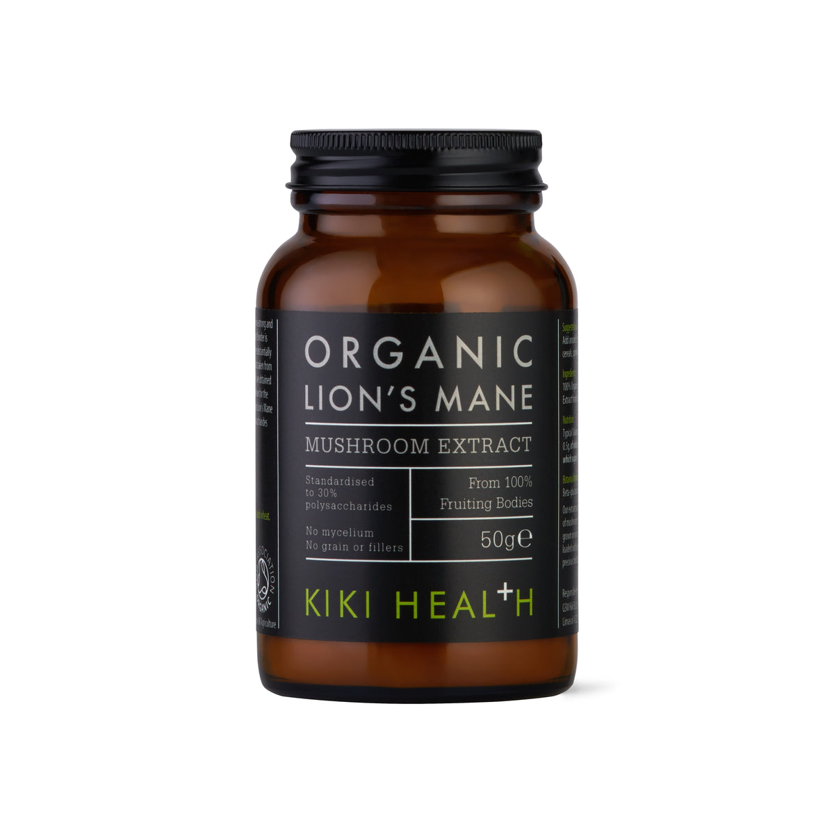 Organic Lion's Mane Mushroom Extract Powder - 50g