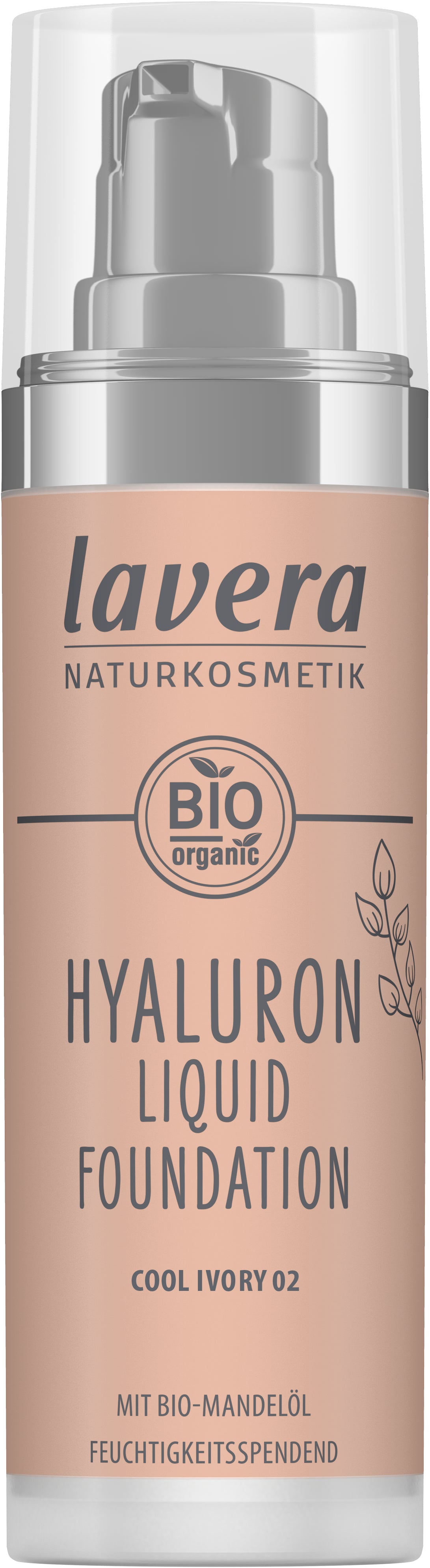 Lavera HYALURON LIQUID FOUNDATION - Natural Ivory 02 - 30ml