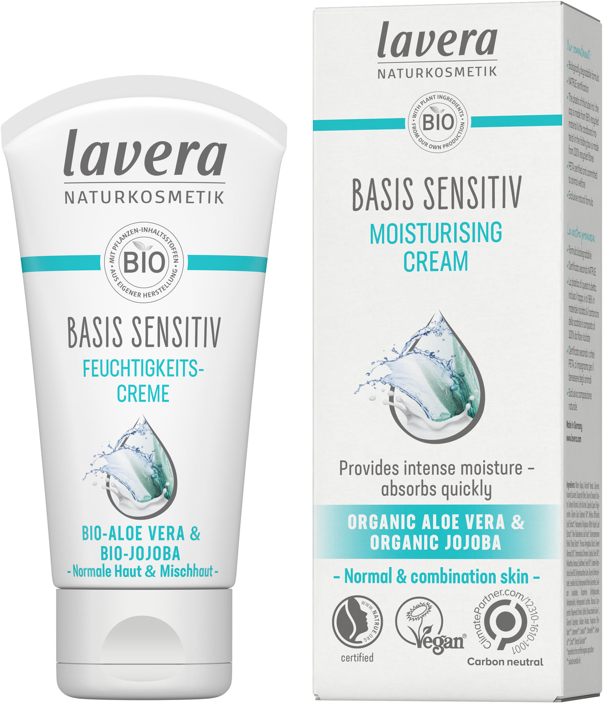 Lavera MOISTURISING CREAM - 50ml