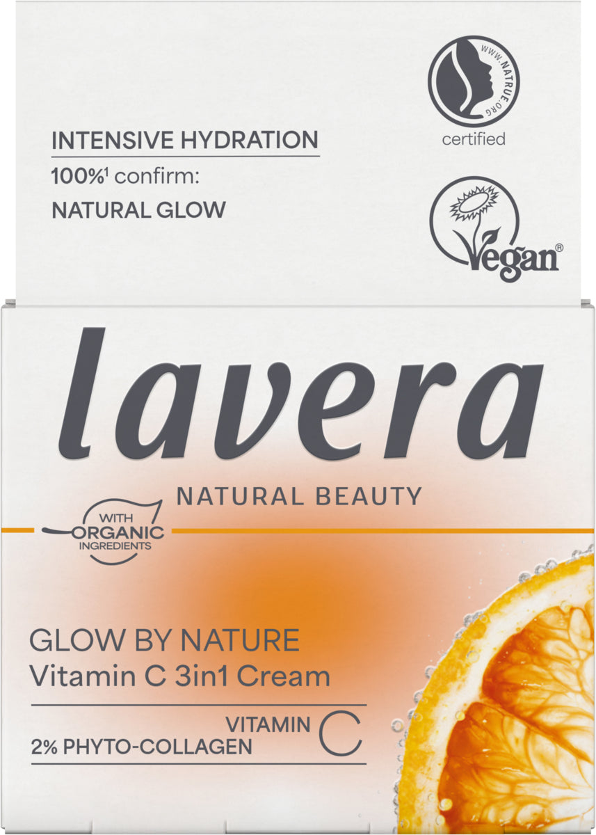 Lavera GLOW BY NATURE - Vitamin C 3in1 Cream - 50ml