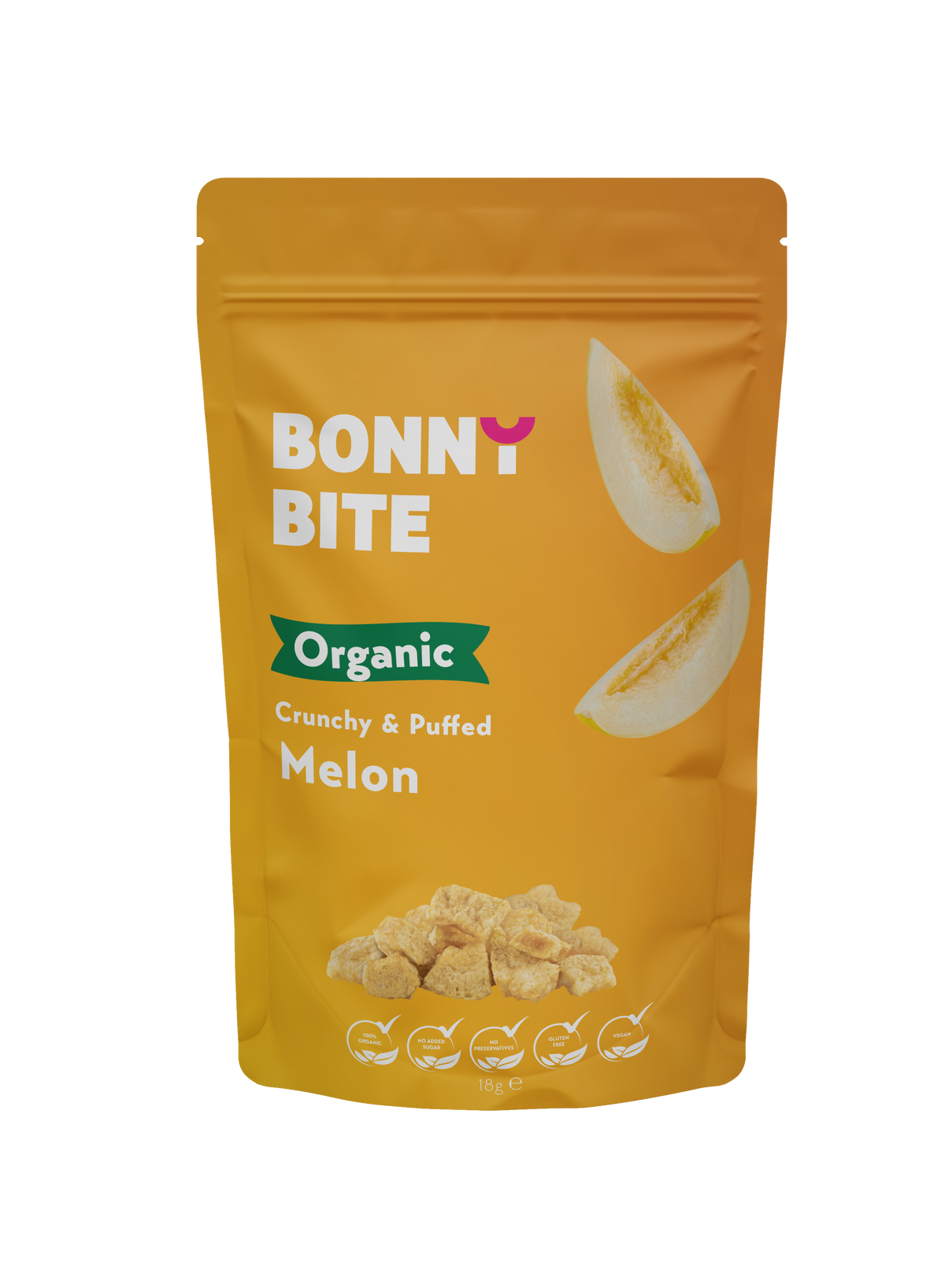 Bonny Bite Crunchy & Puffed Melon - 18g