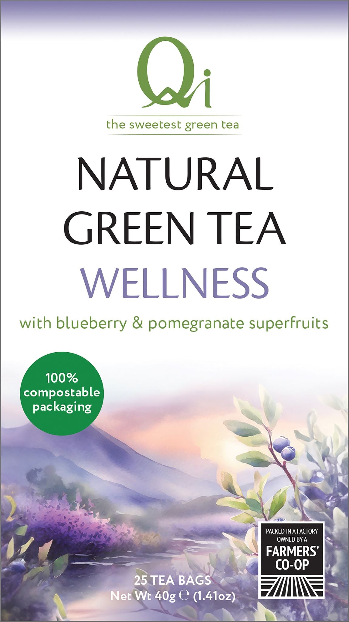 Qi Teas Wellness Tea - 25 bags / 50g