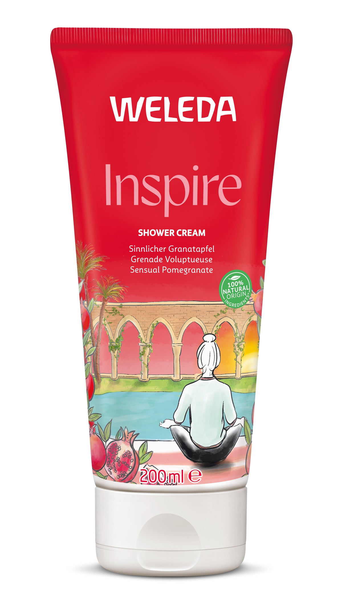 Weleda Inspire Shower Cream Pomegranate 200ml