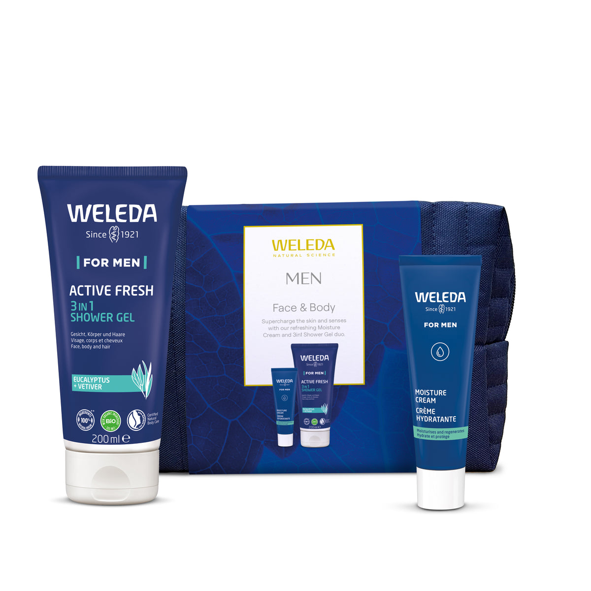 Weleda Men's Face & Body Gift Set