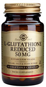 Solgar L-Glutathione Reduced 50mg - 30 Veg Caps