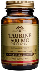 Solgar Taurine 500mg - 50 Veg Caps