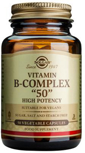 Solgar Formula Vitamin B Complex "50" - 50 Veg Caps