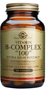 Solgar Formula Vitamin B Complex "100" - 100 Tabs