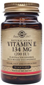 Solgar Vitamin E 134mg 200iu - 250 Softgels
