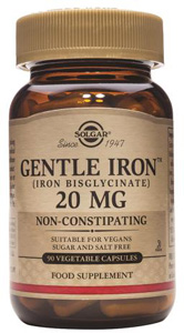 Solgar Gentle Iron 20mg - 180 Veg Caps