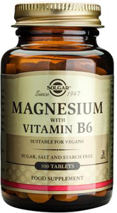 Solgar Magnesium with B6 - 100 Tabs