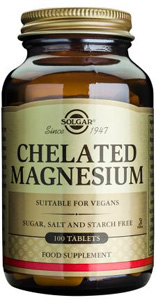 Solgar Chelated Magnesium - 100 Tabs