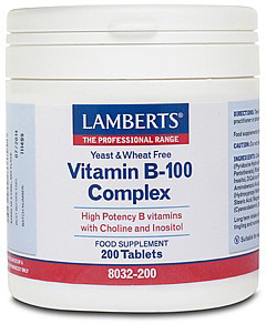 Lamberts Vitamin B-100 Complex - 60 Tabs