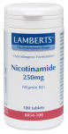 Lamberts Nicotinamide 250mg Vitamin B3 - 100 Tabs