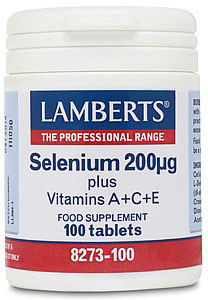 Lamberts Selenium 200mcg A C E - 100 Tabs