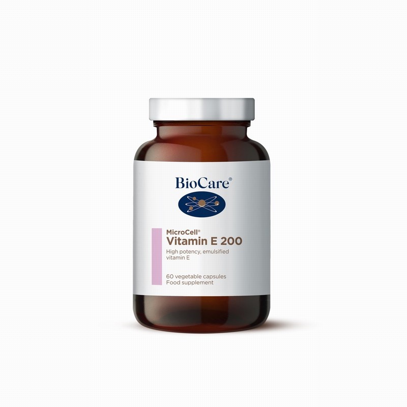 BioCare MicroCell&174; Vitamin E 300iu - 60 Veg Caps - Image 3