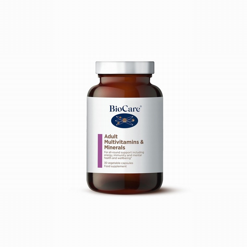 BioCare Adult Multivitamins & Minerals - 30 Veg Caps - Image 3