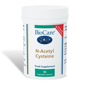 BioCare Bio-Cysteine N-Acetyl Cysteine - 90 Veg Caps - Image 2