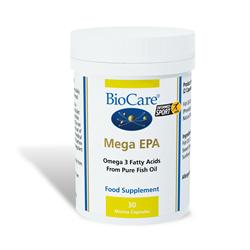 BioCare Mega EPA Omega 3 Fish Oil Marine Caps - 30 Marine Caps