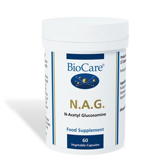 BioCare NAG N-Acetyl Glucosamine - 60 Veg Caps - Image 2