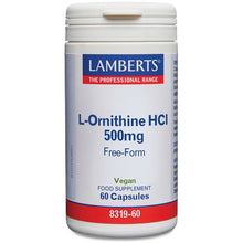Lamberts L-Ornithine 500mg - 60 Caps