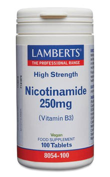 Lamberts Nicotinamide 250mg Vitamin B3 - 100 Tabs