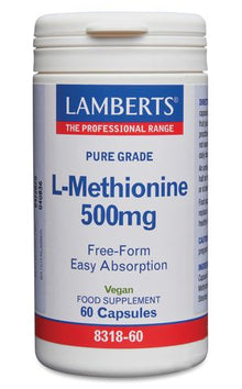 Lamberts L-Methionine 500mg - 60 Caps