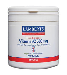 Lamberts Vitamin C Time Release 500mg - 250 Tabs