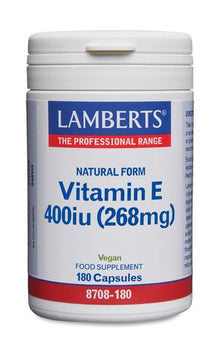 Lamberts Natural Vitamin E 400 iu - 180 Caps