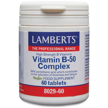 Lamberts Vitamin B-50 Complex - 60 Tabs