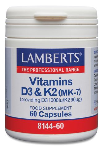 Lamberts Vitamin D3 1000iu and K2