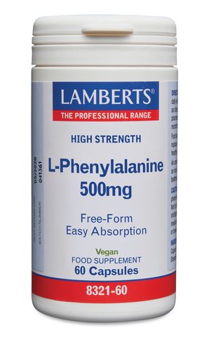 Lamberts L-Phenylalanine 500mg - 60 Caps
