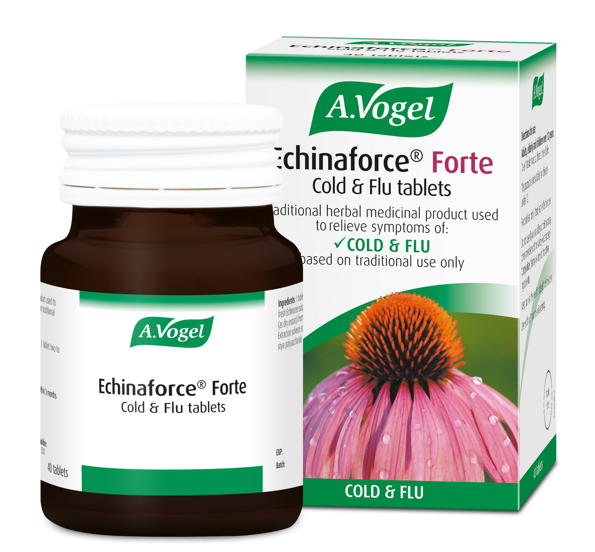 A.Vogel Echinaforce Forte Cold & Flu Tablets 40tabs