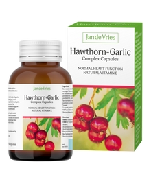 Jan de Vries Hawthorn Garlic Capsules 90 caps