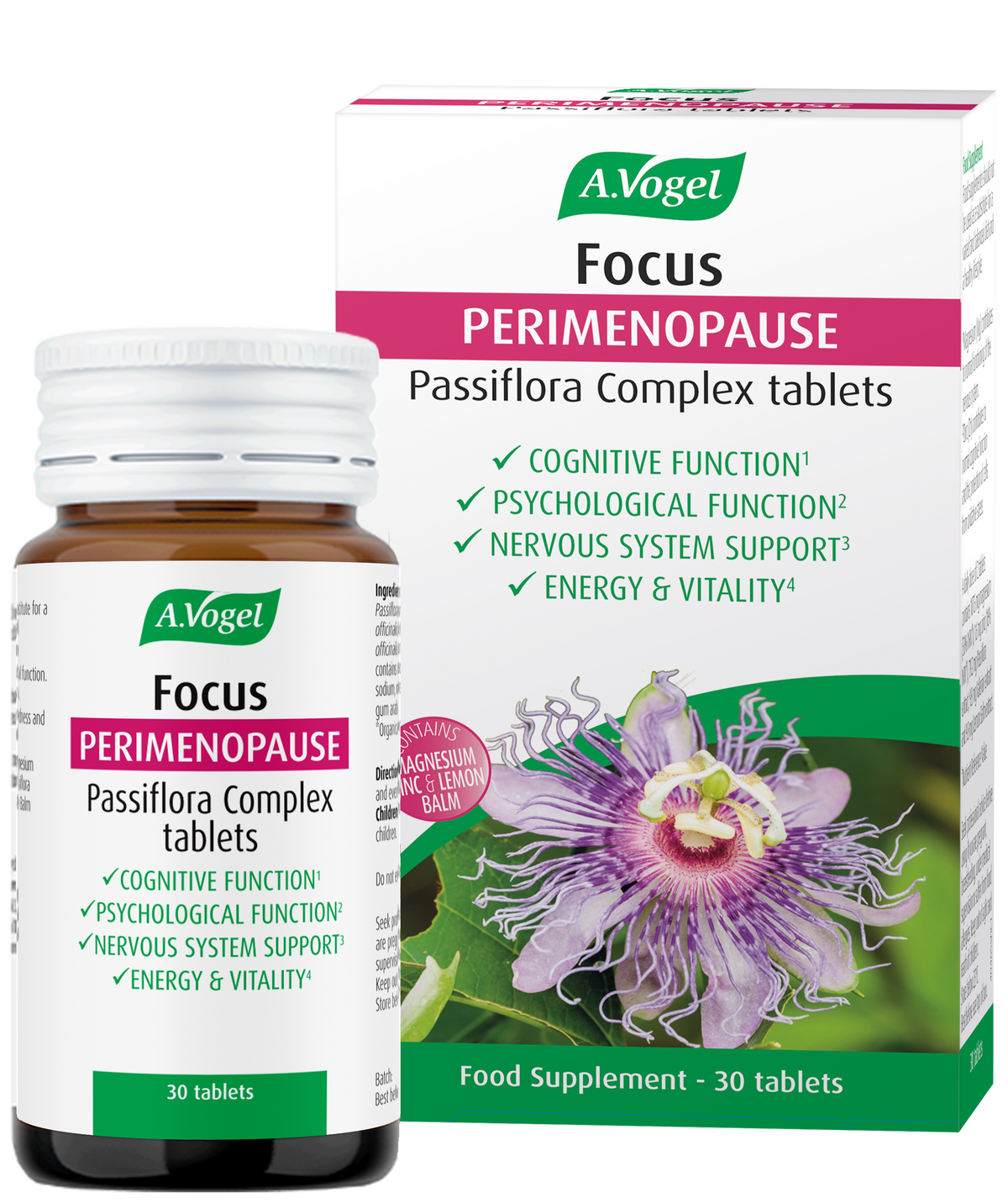 A.Vogel Focus Perimenopause Passiflora Complex Tablets 30tabs