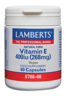 Lamberts Natural Vitamin E 400 iu - 60 Caps