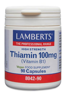 Lamberts Thiamin 100mg Vitamin B1 - 90 Caps