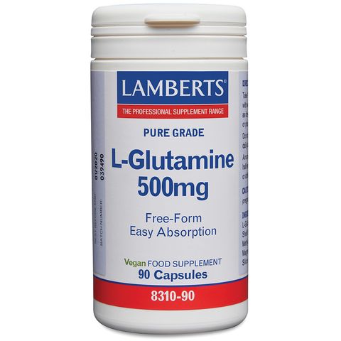 Lamberts L-Glutamine 500mg - 90 Caps