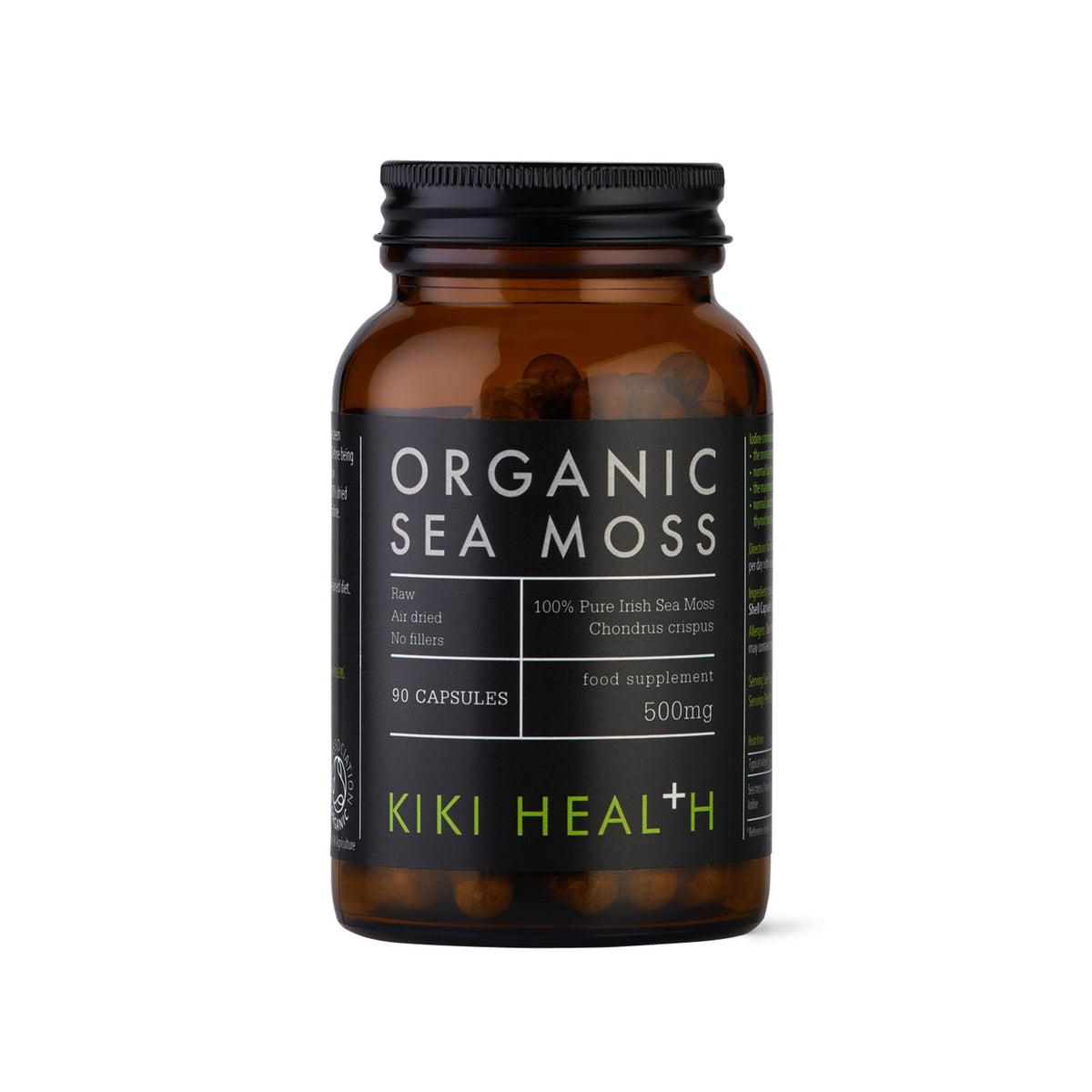 Organic Irish Sea Moss Vegicaps - 90 Vegicaps