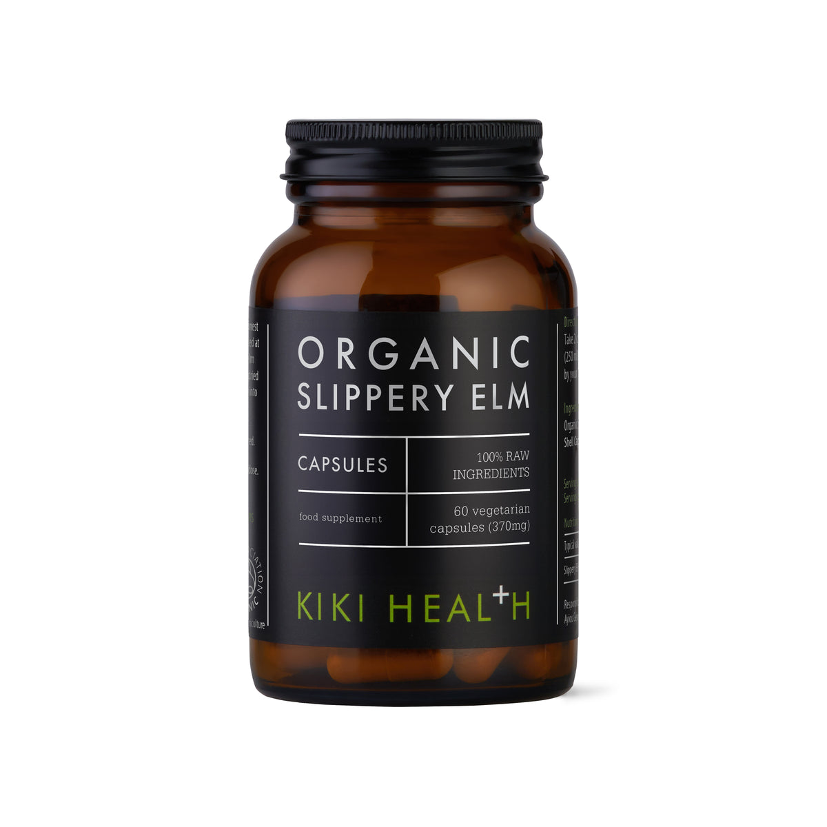 Organic Slippery Elm - 60 Vegicaps