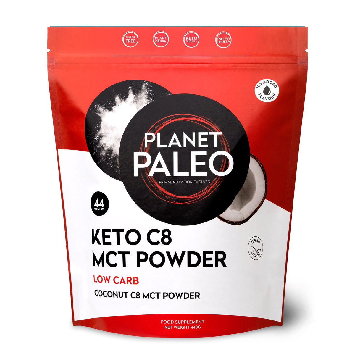 Planet Paleo Keto C8 MCT Powder - 440g