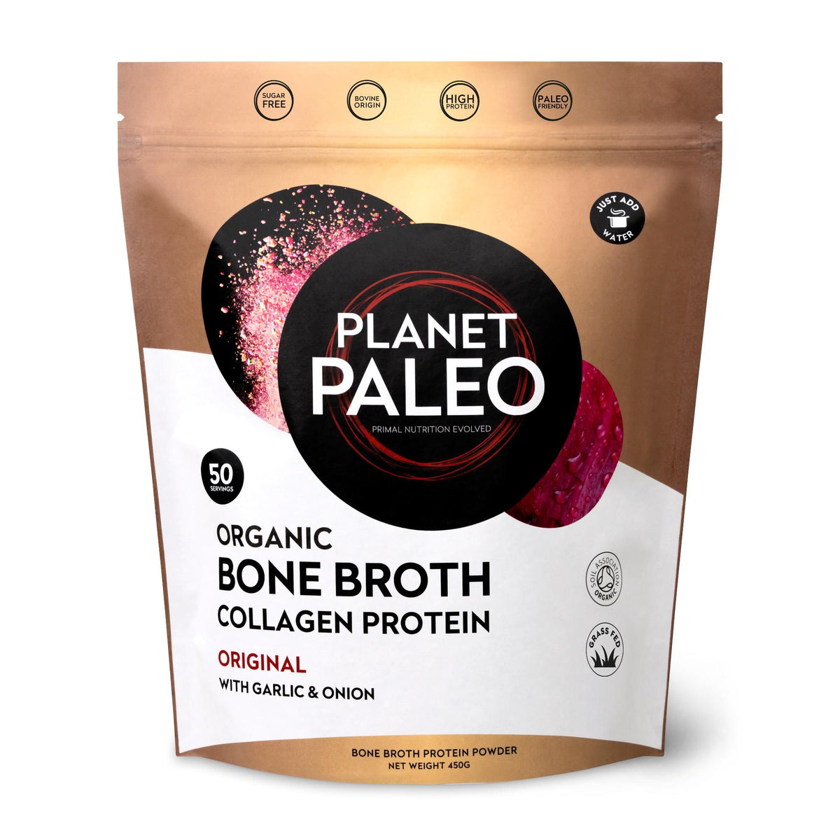 Planet Paleo Organic Bone Broth - Original - 450g