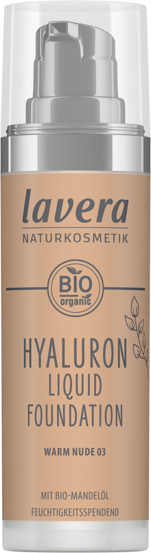 Lavera HYALURON LIQUID FOUNDATION - Warm Nude 03 - 30ml
