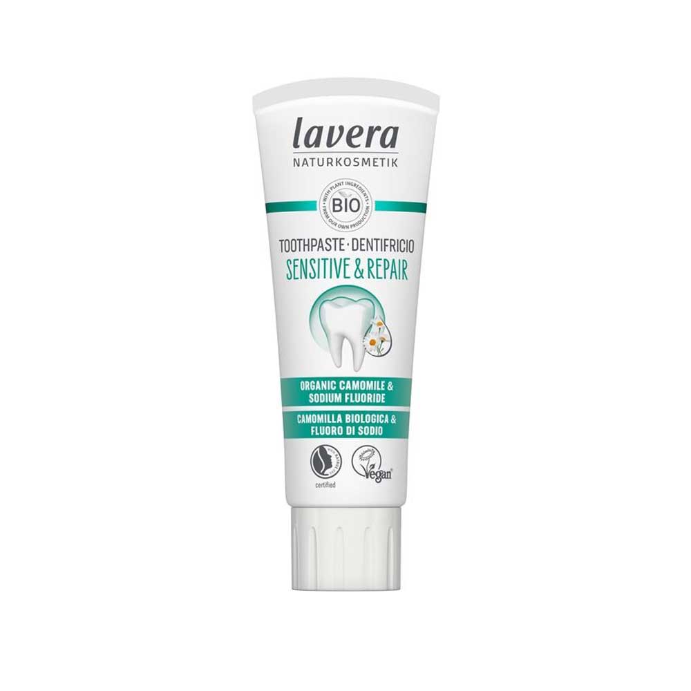 Lavera BASIS - Sensitive & Repair Toothpaste (with fluoride) - 75ml