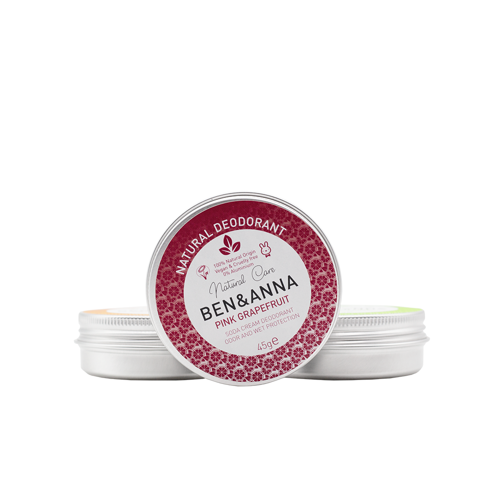 Ben & Anna Pink Grapefruit (Tin) Deodorant - 45g