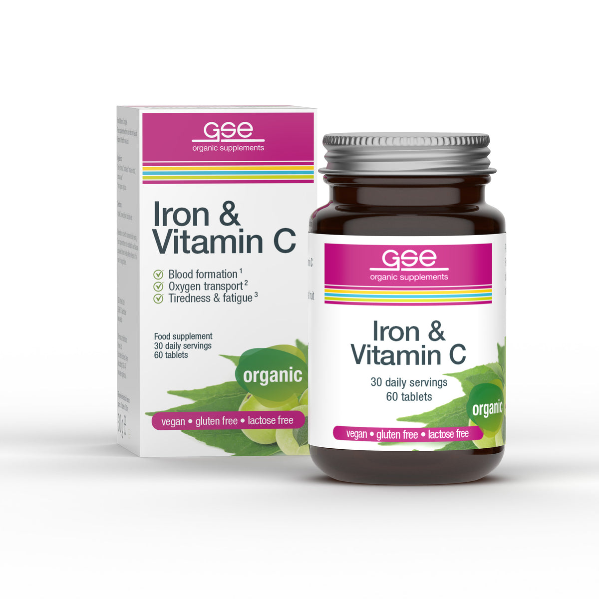 GSE Iron & Vitamin C - 60tb